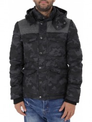 μπουφάν splendid με αποσπώμενη κουκούλα 34-201-070-grey-camo