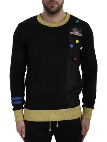 μπλούζα μακρυμάνικη pony by dee & ricky retro 704m-b-black σε προσφορά