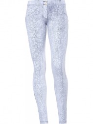 παντελόνι υφασμάτινο freddy wr.up low lungo skinny wrup1le5e-wn