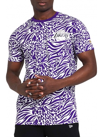 μπλούζα κοντομάνικη new era los angeles lakers all over σε προσφορά
