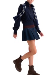 μπλούζα μακρυμάνικη attrattivo φούτερ 9923958-navy blue γυναικείο