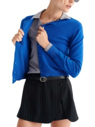 ζακέτα attrattivo πλεκτή με ανοιχτό λαιμό 9p22813b-royal blue γυναικείο