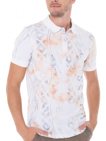 μπλούζα polo guess patch aop m3gp10kbq40-p0ar σε προσφορά