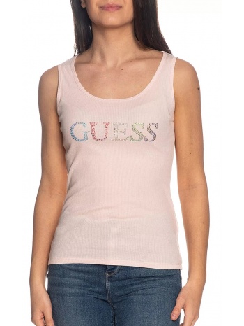 μπλούζα αμάνικη guess colorful logo w3gp43k9i51-g65t σε προσφορά