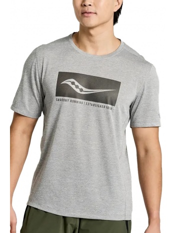 μπλούζα κοντομάνικη saucony stopwatch graphic σε προσφορά