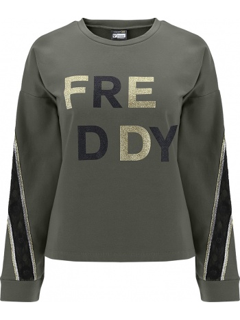 μπλούζα μακρυμάνικη freddy comfort fit f0wsds5-v52 σε προσφορά