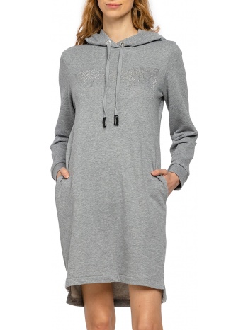 φόρεμα dkny dripping logo με κουκούλα e0kmfhlf-v5l σε προσφορά
