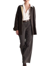 παντελόνι jean ale wide leg με ζώνη 8923728-jeans γυναικείο