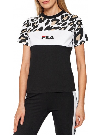 μπλούζα κοντομάνικη fila anokia aop blocked tee 688789-b230 σε προσφορά