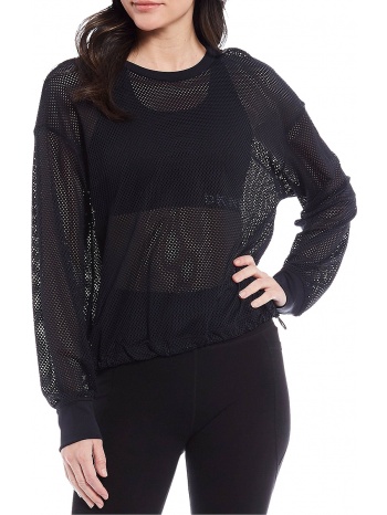 μπλούζα μακρυμάνικη dkny διάτρητη dp0t7962-blk σε προσφορά