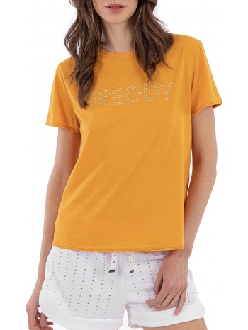 μπλούζα κοντομάνικη freddy basic with crystals s0wfnt4-y99 σε προσφορά