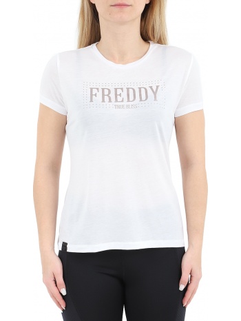 μπλούζα κοντομάνικη freddy mε τύπωμα και τρουκς s0walt1-w σε προσφορά