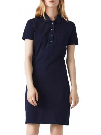 φόρεμα lacoste stretch cotton pique polo κοντομάνικο σε προσφορά