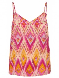 φόρεμα only onlalma life poly tie singlet 15256817-raspberry rose