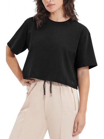 μπλούζα κοντομάνικη ugg tana cropped 1125159-blk σε προσφορά