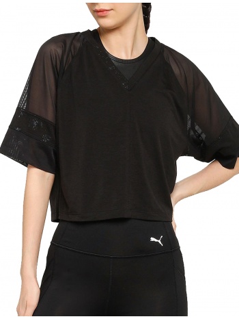 μπλούζα κοντομάνικη puma fashion luxe raglan top 520946-01 σε προσφορά