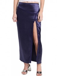 φούστα free people dakota satin midi ob1621441-navy