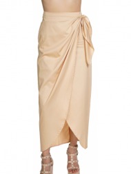 φούστα kendall + kylie ruffle knot maxi skirt kkw3815005-w38110