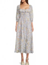 φόρεμα free people oasis printed midi ob1646140-peri ice