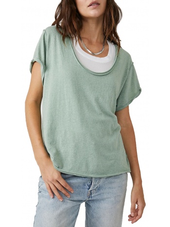 μπλούζα κοντομάνικη free people dylan ob1636660-candy combo σε προσφορά