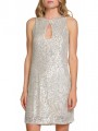 φόρεμα kendall + kylie keyhole neck mini dress kkw3813008-w38111