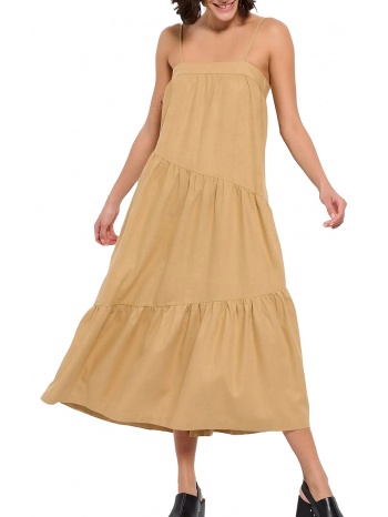 φόρεμα funky buddha midi fbl007-132-13-oat milk σε προσφορά