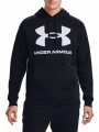 μπλούζα μακρυμάνικη under armour rival fleece big logo hd 1357093-001