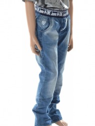 παντελόνι jean m-one miss one ελαστική μέση 16097-504-30-00071