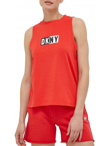 μπλούζα αμάνικη dkny logo dp2t5892-hib σε προσφορά