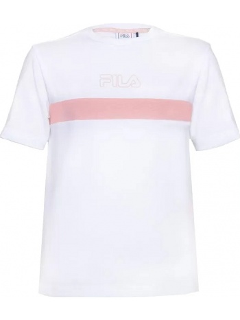μπλούζα κοντομάνικη fila teens girls zuki blocked tee σε προσφορά