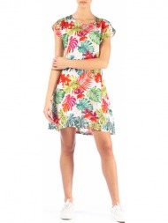 φόρεμα freddy tropical print s1wsld5c-flo11