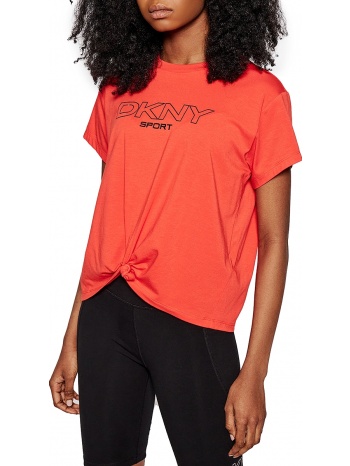 μπλούζα κοντομάνικη dkny dkny sport logo dp1t8020-hib σε προσφορά