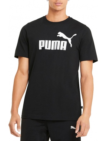 μπλούζα κοντομάνικη puma ess logo tee 586666-01