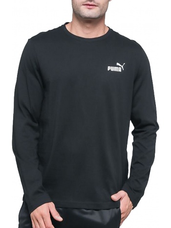 μπλούζα μακρυμάνικη puma ess small logo longsleeve 586672-01 σε προσφορά