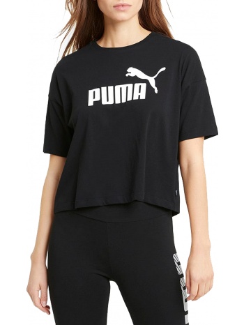 μπλούζα κοντομάνικη puma ess cropped logo tee 586866-01 σε προσφορά
