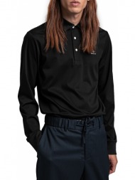 μπλούζα μακρυμάνικη gant mercerized jerrsey ls rugger 2045001-g0005