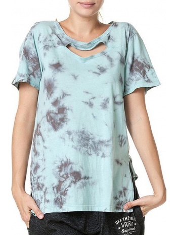 μπλούζα κοντομάνικη vans factory top vn000208h7o1-canal-blue σε προσφορά