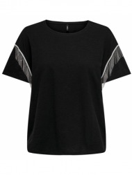 μπλούζα κοντομάνικη only onlsari 15296620-black
