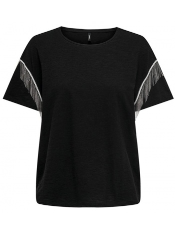 μπλούζα κοντομάνικη only onlsari 15296620-black