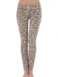 παντελόνι υφασμάτινο freddy wr.up animal print wrup1lr0e-z48z