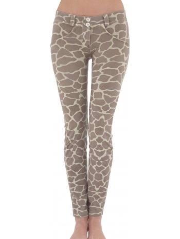 παντελόνι υφασμάτινο freddy wr.up animal print σε προσφορά