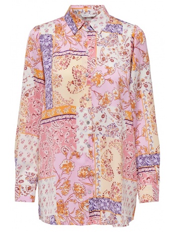 πουκάμισο μακρυμάνικο only onlricky loose 15291739-lilac σε προσφορά