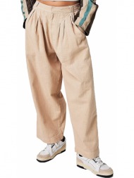 παντελόνι υφασμάτινο free people lotta love linen ob1626316-sand