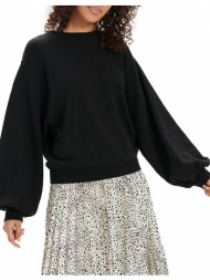 μπλούζα μακρυμάνικη ugg australia brook balloon sleeve crewneck 1117735-blk