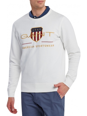 μπλούζα μακρυμάνικη gant archive shield c-neck 2046071-g0113 σε προσφορά