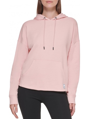 μπλούζα μακρυμάνικη dkny sport logo με κουκούλα dp1t8294-rw4 σε προσφορά