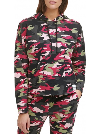 μπλούζα μακρυμάνικη dkny sport logo με κουκούλα dp1t8294-h7b σε προσφορά