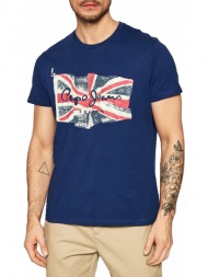 μπλούζα κοντομάνικη pepe jeans flag logo n pm508273-582
