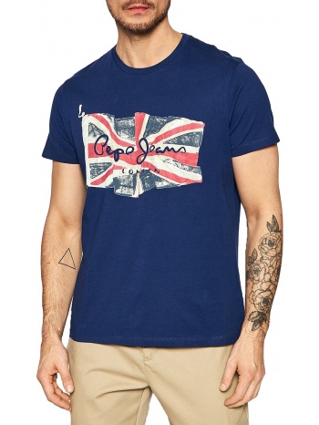 μπλούζα κοντομάνικη pepe jeans flag logo n pm508273-582 σε προσφορά