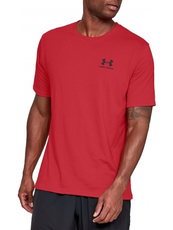 μπλούζα κοντομάνικη under armour sportstyle leftchest